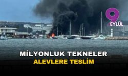 İzmir Çeşme’de tatil cenneti bir anda cehenneme döndü: Milyonluk tekneler alevlere teslim