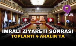 İmralı sonrası komisyon ilk toplantısını 4 Aralık'ta yapacak