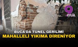 Buca'da tünel gerilimi tırmanıyor: Yıkıma direnen mahalleli ile zabıta arasında arbede çıktı