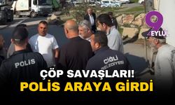 İzmir'de çöp savaşı: Büyükşehir ve Çiğli Belediyesi kamyonları karşı karşıya geldi, polis araya girdi