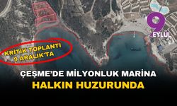 İzmir Çeşme'deki 241 milyonluk marina projesi halkın huzurunda: ÇED süreci başladı, gözler 9 Aralık'ta
