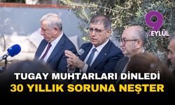 Tugay muhtarları dinledi: Güzelbahçe'de 30 yıllık soruna neşter