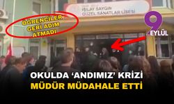 İzmir Buca'daki lisede 'Andımız' krizi: Müdür müdahale etti!