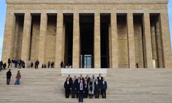 Ege Maden İhracatçıları Birliği'nden Atatürk’e anlamlı ziyaret