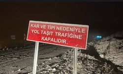 O yol kış boyunca trafiğe kapatıldı
