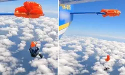 Avustralya'da nefes kesen olay: Paraşütçünün yedek paraşütü uçağın kuyruğuna takıldı