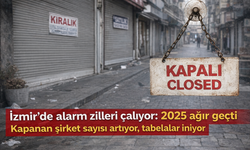 İzmir ekonomisinde kış erken geldi: Binlerce şirket kepenk indirdi