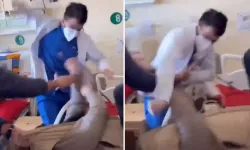 Doktor hastayı tekme tokat dövdü