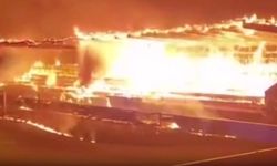 Küme düştüler, stadı yaktılar