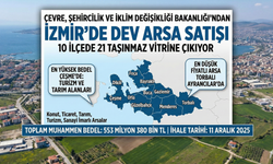 Bakanlıktan İzmir'de dev arsa satışı