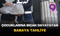 Görüntülü dehşette karar çıktı: Çocuklarının boğazına bıçak dayayan baba ev hapsiyle tahliye edildi!