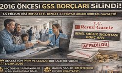 Milyonlarca vatandaşa nefes aldıran karar: GSS borçları tek kalemle silindi