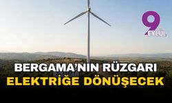 Bergama'nın rüzgarı 96 milyonluk yatırımla elektriğe dönüşecek