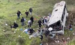 İşçi servisi şarampole yuvarlandı: 4 kişi hayatını kaybetti