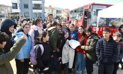 Efes Selçuk'ta Kent Lokantası Öğrenci Otobüsü birinci yılını kutluyor