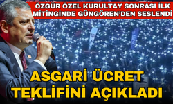 Kurultay sonrası ilk miting! Özgür Özel asgari ücret teklifini açıkladı
