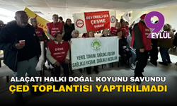 Alaçatı halkı doğal koyunu savundu: ÇED toplantısı yaptırılmadı