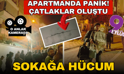 Apartmanda panik! Çatlaklar oluştu, Vatandaşlar tahliye edildi