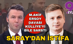 Mehmet Akif Ersoy haberinde adı geçmişti: Saray'dan istifa
