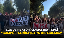 Ege Üniversitesi öğrencileri yürüdü: Bu kampüs tarikatlara bırakılmaz