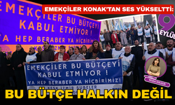 Emekçiler Konak’ta ses yükseltti: Bu bütçe halkın değil
