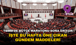 TBMM’de bütçe maratonu sona eriyor: İşte öne çıkacak gündem maddeleri