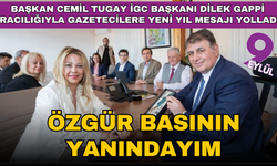 Başkan Tugay'dan İzmirli gazetecilere yeni yıl mesajı