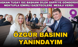 Başkan Cemil Tugay'dan İzmirli gazetecilere yeni yıl mesajı