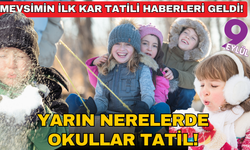 Mevsimin ilk kar tatili haberleri geldi! 7 ilde eğitime ara