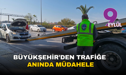 Büyükşehir’den trafiğe hızlı müdahale