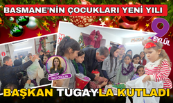 Basmane’nin çocukları yeni yılı başkanla kutladı