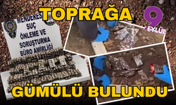 İzmir'de toprağa gömülü 9 bin 132 uyuşturucu hap bulundu