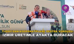 Cumhuriyet Meydanı’nda kooperatiflere destek vurgusu: İzmir üretimle ayakta duracak