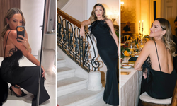 Hadise’nin merdiven pozu sosyal medyayı salladı: Sırt dövmesi gündem oldu