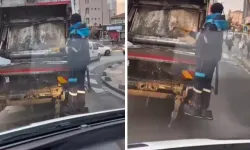 Çöpçü konseri... Çöpten bulduğu müzik aletini döktürdü