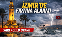 İzmir’de fırtına alarmı: Sarı kod devrede