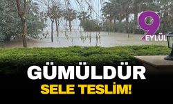 İzmir’de beklenen sağanak hayatı felç etti: Gümüldür’de dağdan inen sel suları evleri ve tarlaları yuttu