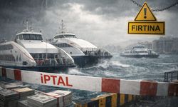 İzmir'de vapur seferleri iptal edildi