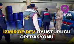 İzmir’de dev uyuşturucu operasyonu: 5,5 milyon haplık hammadde ele geçirildi