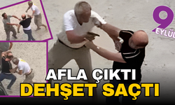 Afla çıktı, otoparkta dehşet saçtı