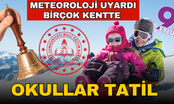 Okullar tatil edildi
