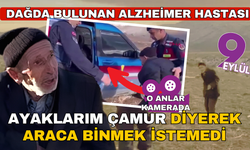 Kaybolan Alzheimer hastası dağda gezerken bulundu