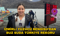 İzmirli yüzücü Bengisu Avcı’dan buz suda Türkiye rekoru