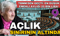 TBMM'den geçti: En düşük emekli aylığı 20 bin lira!