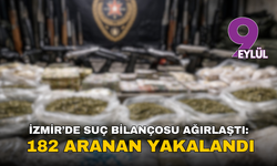 İzmir’de bir haftalık operasyon bilançosu: 182 aranan yakalandı