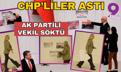 Meclis'te bir ilk: Dövizleri CHP'li vekiller astı, AKP'li vekil söktü