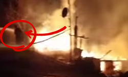 Evini ateşe veren şahıs ağaçta asılı halde bulundu