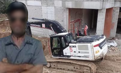 Feci ölüm: İş makinesi ile duvar arasında sıkıştı!