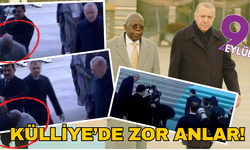 Nijerya Cumhurbaşkanı Tinubu, Erdoğan ile yürürken düştü