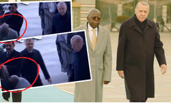 Nijerya Cumhurbaşkanı Tinubu, Erdoğan ile yürürken düştü